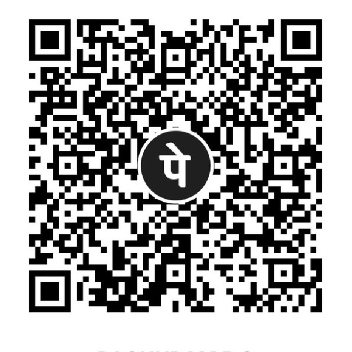 PhonePe QR code for seva donation to Raghuram B S