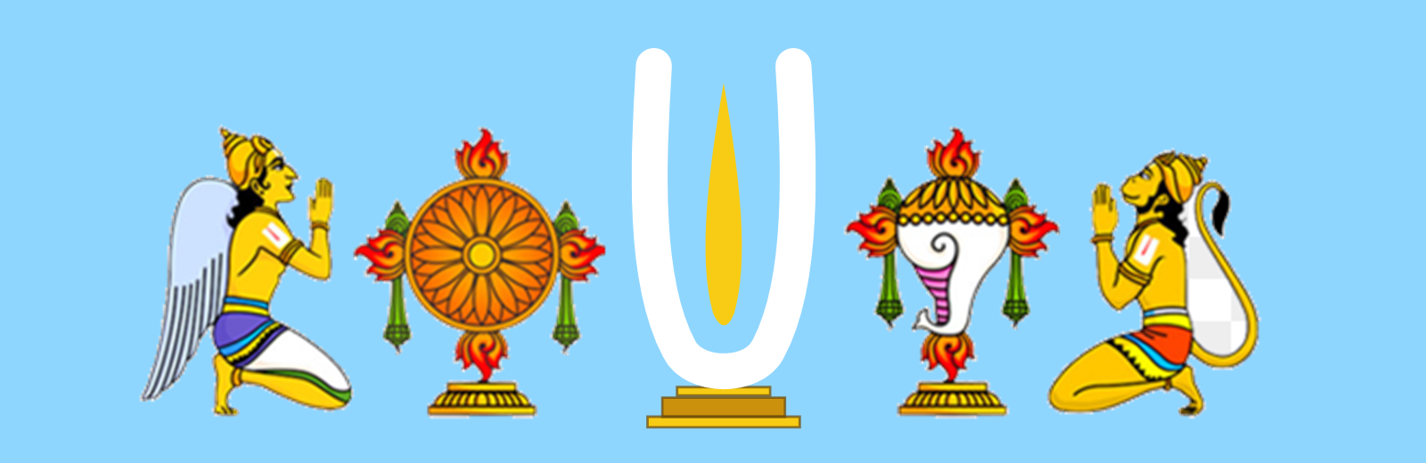 Shankha Chakra Namam logo for Sri SaumyaKeshava Swamy Temple